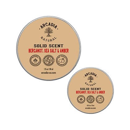 Bergamot, Sea Salt and Amber - Solid Scent